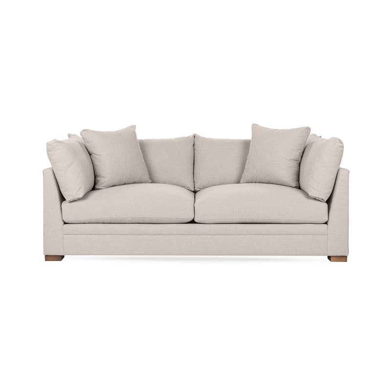 Classic Home Audrey stationary sofa with plush upholstery and elegant design, shown in a cozy living room setting.