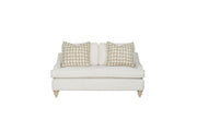 Loveseat Reversable Cushion With 2 Pillows - Off White - R&R Furniture Gallery (Fountain Valley, CA)