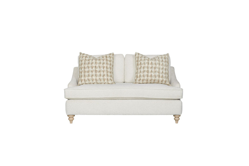 Loveseat Reversable Cushion With 2 Pillows - Off White - R&R Furniture Gallery (Fountain Valley, CA)