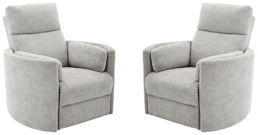 Radius - Power Swivel Glider Recliner (Set of 2) - R&R Furniture Gallery (Fountain Valley, CA)