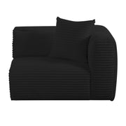 Tarra - Fluffy Oversized Corduroy Modular Corner Chair - R&R Furniture Gallery (Fountain Valley, CA)