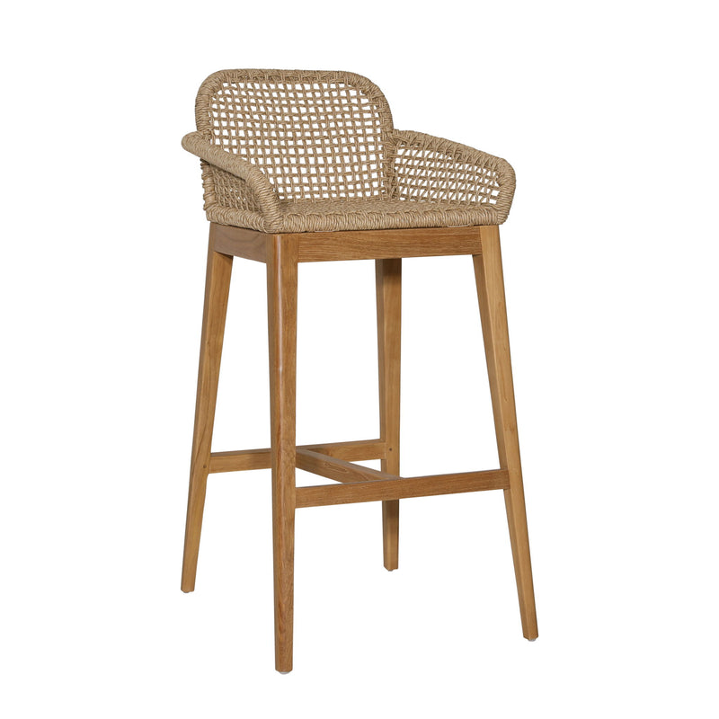 Audra - Outdoor Barstool - Natural
