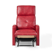 Contemporary Recliner Chair With Push Back Function - R&R Furniture Gallery (Fountain Valley, CA)