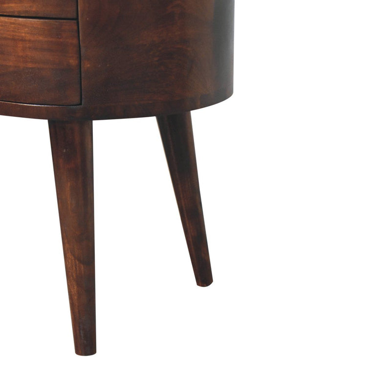 Rounded Bedside Table - R&R Furniture Gallery (Fountain Valley, CA)