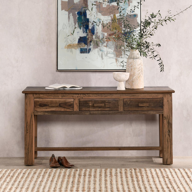 Ezra - Reclaimed Wood Console Table - R&R Furniture Gallery (Fountain Valley, CA)