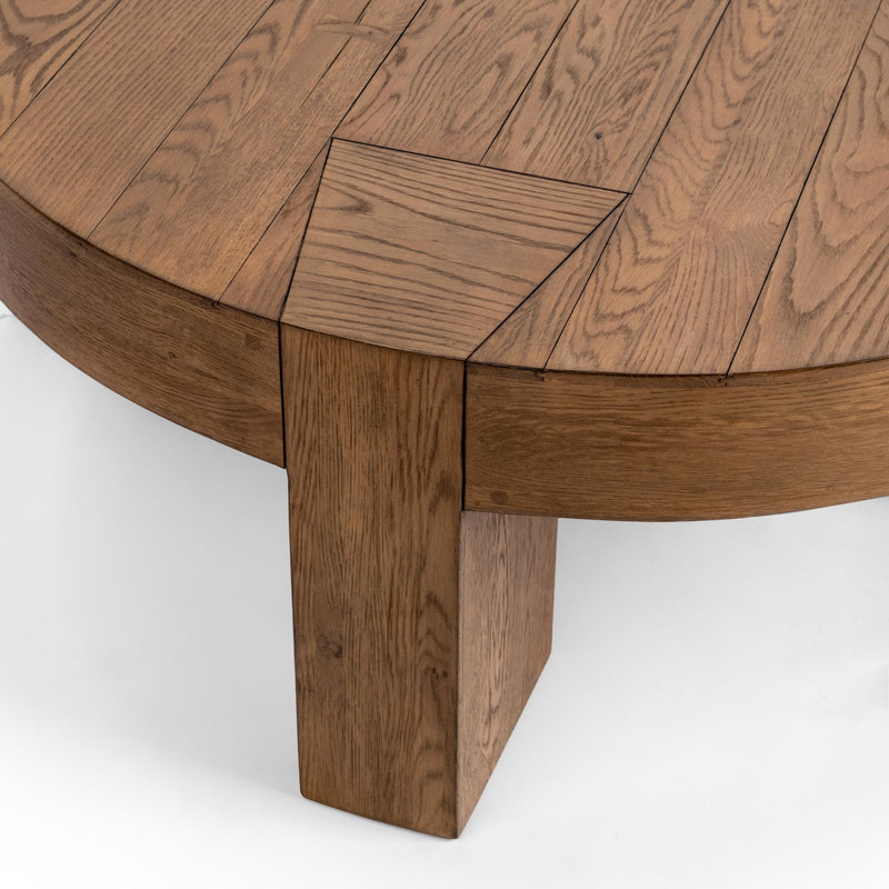 Bristol - Round Coffee Table - Cafe Brown - R&R Furniture Gallery (Fountain Valley, CA)