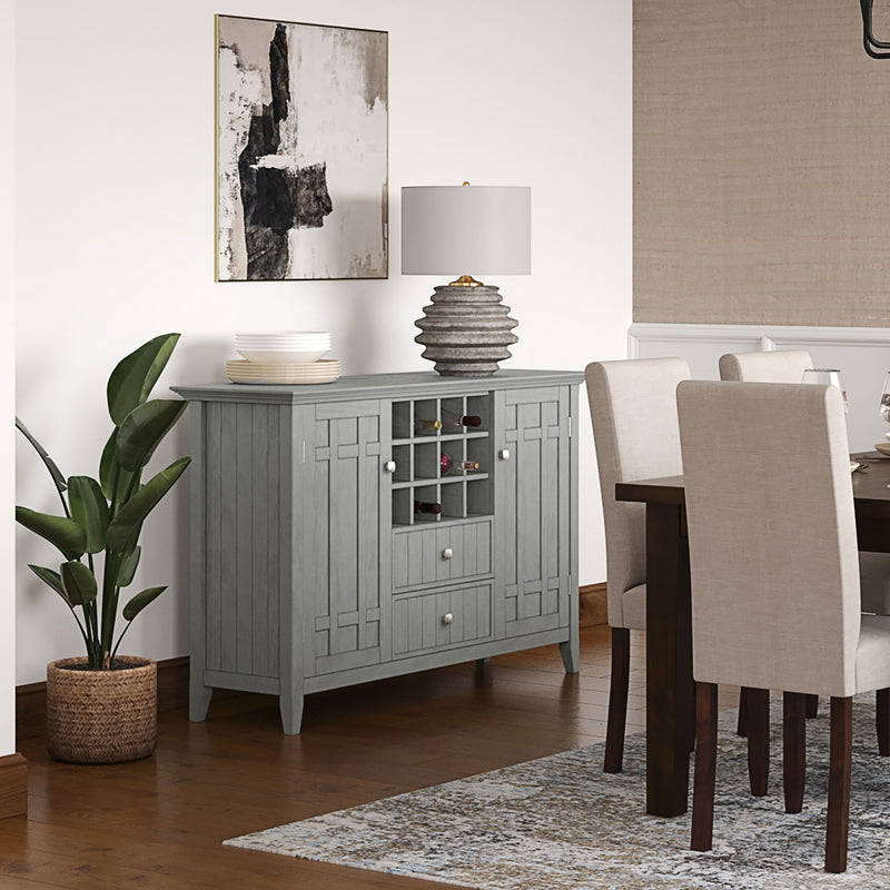 Bedford - Sideboard Buffet And Wine Rack - R&R Furniture Gallery (Fountain Valley, CA)