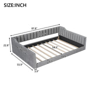 Daybed With Side Storage Pocket - R&R Furniture Gallery (Fountain Valley, CA)
