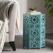 Galore - Side Table With Sunburst Cut Out Design - R&R Furniture Gallery (Fountain Valley, CA)