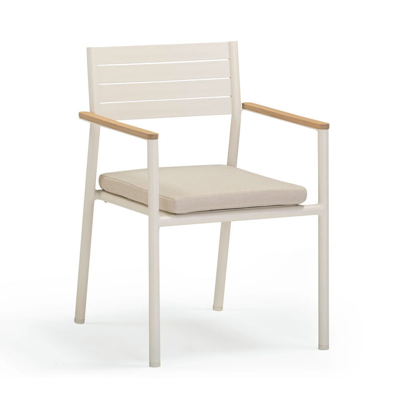 Sardinia - Outdoor Dining Chair (Set of 2) - Cream - R&R Furniture Gallery (Fountain Valley, CA)
