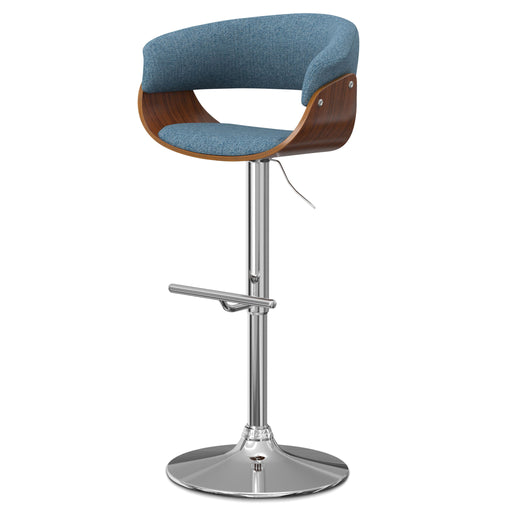 Sheldon - Upholstered Adjustable Swivel Bar Stool - R&R Furniture Gallery (Fountain Valley, CA)