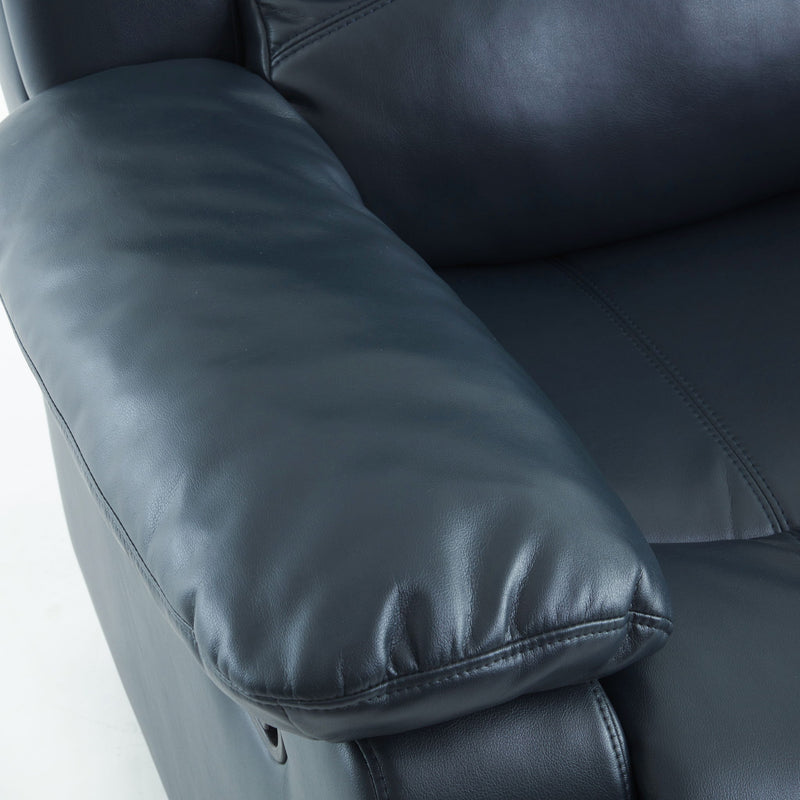 Charlotte - Gel Glider Recliner - Blue - R&R Furniture Gallery (Fountain Valley, CA)