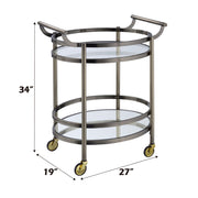 Lakelyn - Serving Cart - R&R Furniture Gallery (Fountain Valley, CA)