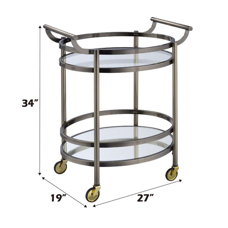 Lakelyn - Serving Cart - R&R Furniture Gallery (Fountain Valley, CA)