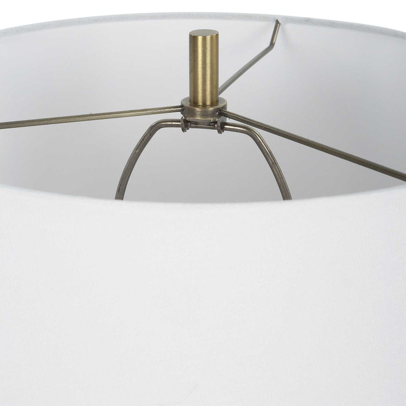 Kavos - Geometric Blue Table Lamp