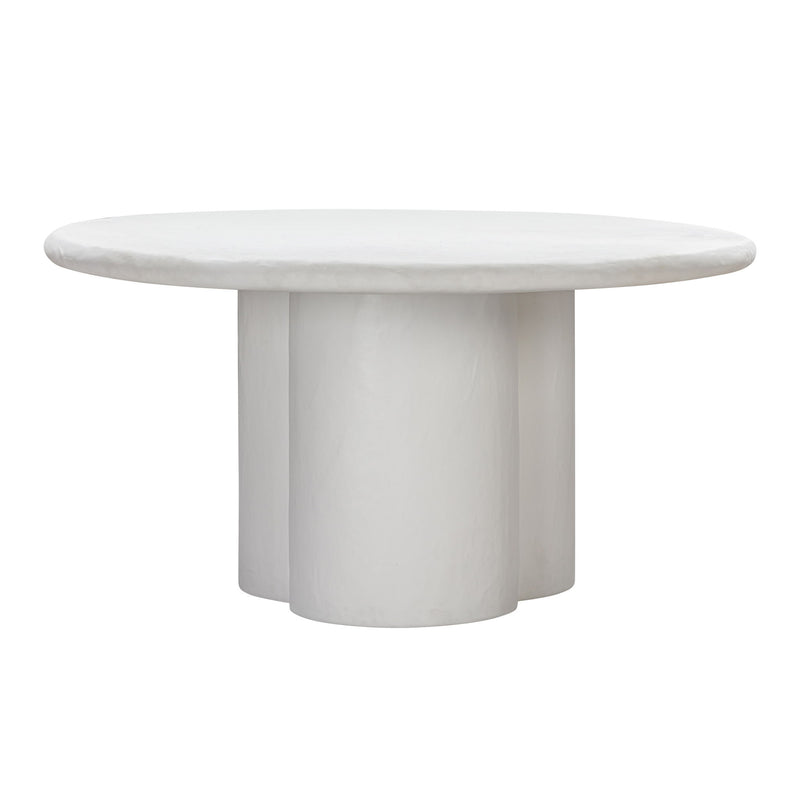 Elika - Faux Plaster Round Dining Table - R&R Furniture Gallery (Fountain Valley, CA)