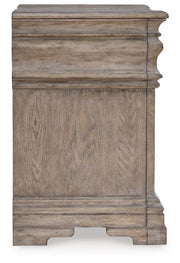 Blairhurst - Three Drawer Night Stand - Light Grayish Brown - R&R Furniture Gallery (Fountain Valley, CA)