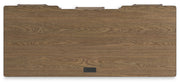 Roanhowe - Home Office Desk - Brown - R&R Furniture Gallery (Fountain Valley, CA)