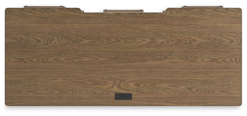 Roanhowe - Home Office Desk - Brown - R&R Furniture Gallery (Fountain Valley, CA)