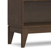 Harper - 4 Shelf Low Bookcase - Walnut Brown - R&R Furniture Gallery (Fountain Valley, CA)