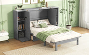 Murphy Bed With Shelves, Drawers And USB Ports - R&R Furniture Gallery (Fountain Valley, CA)