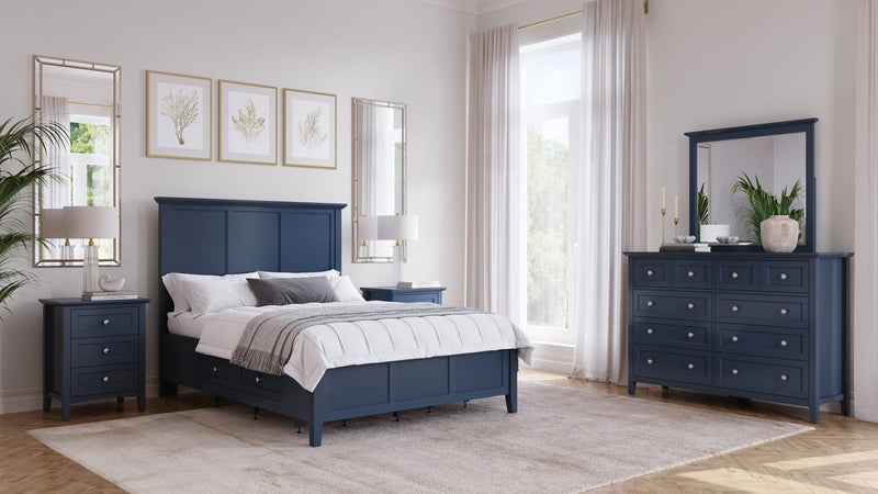 Grace Wall or Dresser Mirror in Blueberry