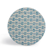 Lady - Capiz Shell Round Side Table - Blue Ribbon - R&R Furniture Gallery (Fountain Valley, CA)