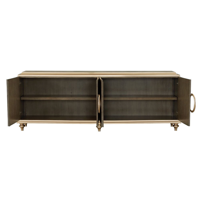 Ashtin - Console Cabinet - Brown - R&R Furniture Gallery (Fountain Valley, CA)