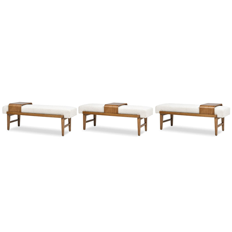 Billie - Modern Telephone Bench With Sliding Shelf - Ivory White - R&R Furniture Gallery (Fountain Valley, CA)