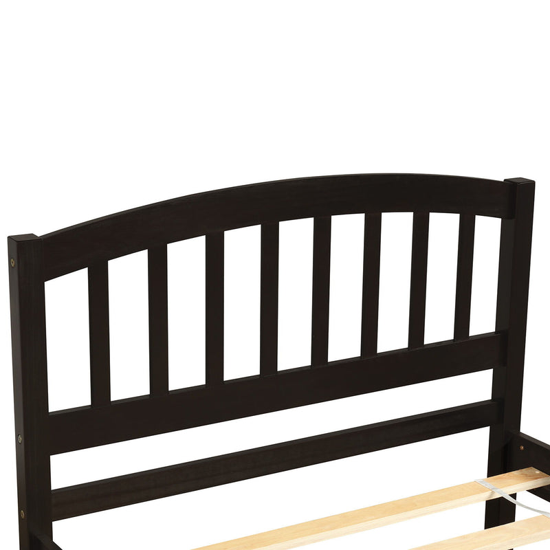 Platform Bed Wood Bed Frame With Trundle - R&R Furniture Gallery (Fountain Valley, CA)