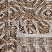 Guros - 6' X 9' Geometric Indoor / Outdoor Area Rug - Mocha - R&R Furniture Gallery (Fountain Valley, CA)