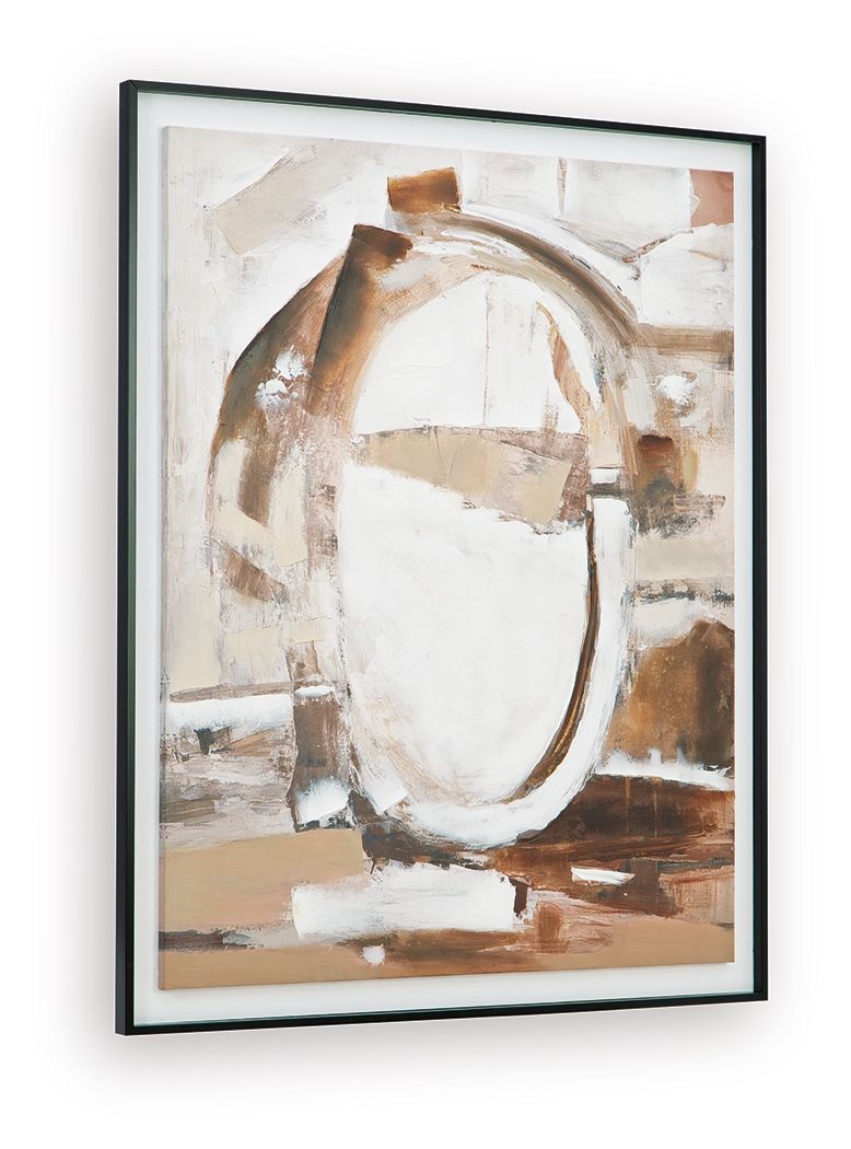 Bradlow - Wall Art - Brown / White / Black - R&R Furniture Gallery (Fountain Valley, CA)