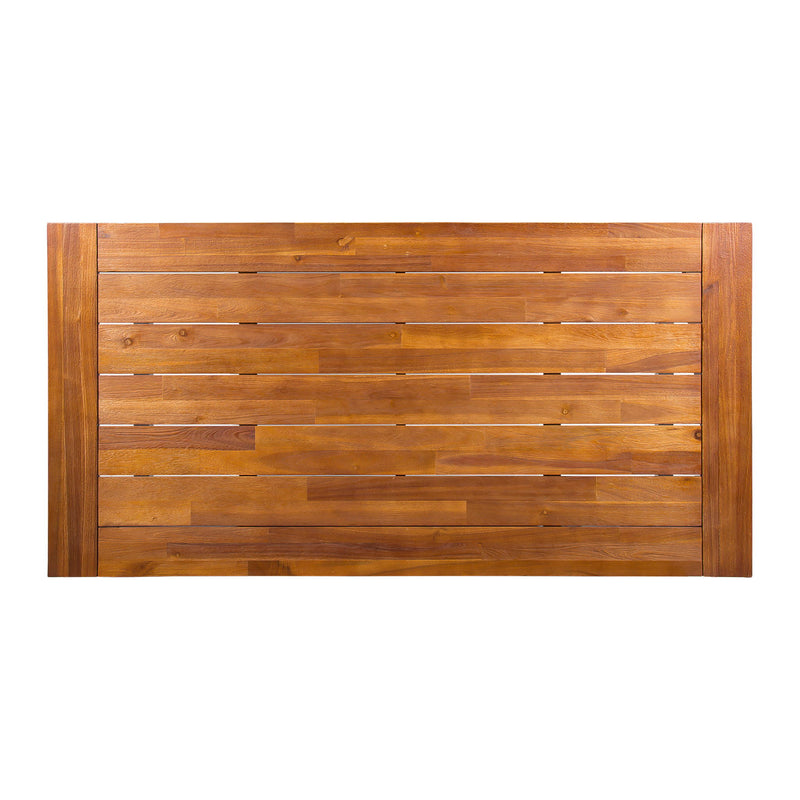 Outdoor Sandblast Finish Acacia Wood Dining Table - R&R Furniture Gallery (Fountain Valley, CA)