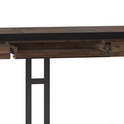 Erina - Large Desk - Rustic Natural Aged Brown - R&R Furniture Gallery (Fountain Valley, CA)