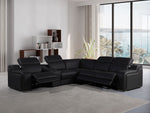 1116 - 6-Piece L-Shaped Sectional Sofa In With 3 Power Recliners & Power Headrests - R&R Furniture Gallery (Fountain Valley, CA)