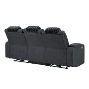 Duran - Power Reclining Sofa With Power Headrest - R&R Furniture Gallery (Fountain Valley, CA)
