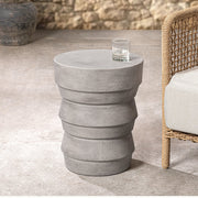 Anora - Outdoor Accent Table - Light Gray - R&R Furniture Gallery (Fountain Valley, CA)