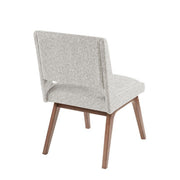 Boomerang - Dining Side Chair With Upholstered Cushions (Set of 2) - Light Gray - R&R Furniture Gallery (Fountain Valley, CA)