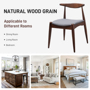 Dining Chairs With Ergonomic Backrest & Comfort Cushions (Set of 2) - R&R Furniture Gallery (Fountain Valley, CA)