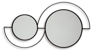 Shayham - Accent Mirror - Black - R&R Furniture Gallery (Fountain Valley, CA)