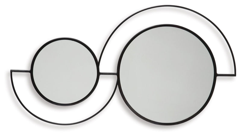 Shayham - Accent Mirror - Black - R&R Furniture Gallery (Fountain Valley, CA)