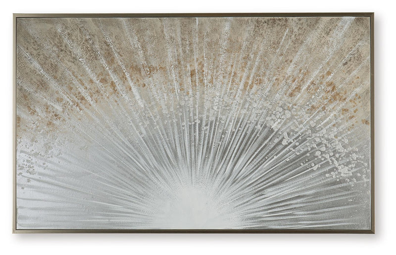 Waldard - Wall Art - Gray / Taupe / White - R&R Furniture Gallery (Fountain Valley, CA)