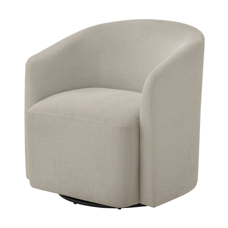 Ardena - Modern Swivel Barrel Chair - R&R Furniture Gallery (Fountain Valley, CA)