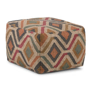 Johanna - Handcrafted Square Pouf - R&R Furniture Gallery (Fountain Valley, CA)