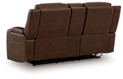 Knightington - Power Reclining Loveseat With Audio Seating - R&R Furniture Gallery (Fountain Valley, CA)
