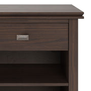 Artisan - Bedside Table - Warm Walnut Brown - R&R Furniture Gallery (Fountain Valley, CA)