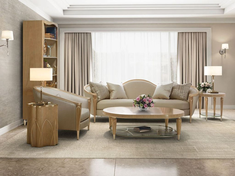 Villa Cherie - Oval Cocktail Table - R&R Furniture Gallery (Fountain Valley, CA)