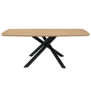 Lawton - Dining Table - Natural & Black - R&R Furniture Gallery (Fountain Valley, CA)