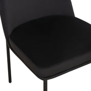Pair of Sydney dining chairs by TOV Furniture, with modern design and wooden legs, shown in a set of two.