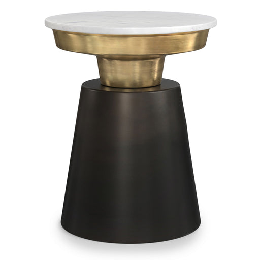 Jaxine - Side Table - Black / Gold - R&R Furniture Gallery (Fountain Valley, CA)